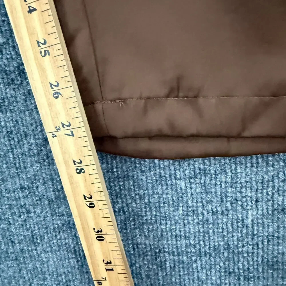 Sofia Vergara Womens Satin Cargo Wide Leg Pants Sz 20 XXL Brown Dressy High Rise
